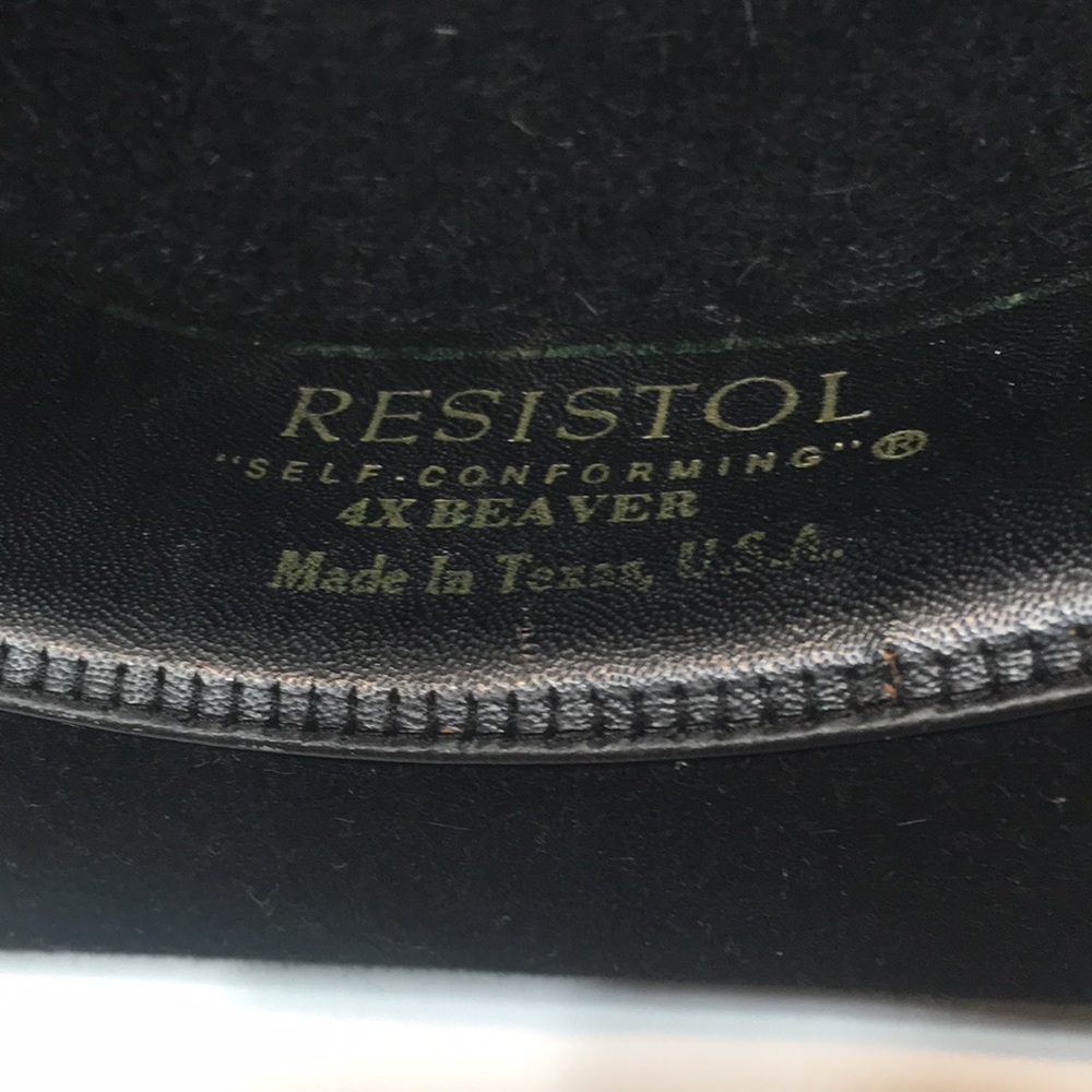 Black cowboy hat RESISTOL - Picture 7 of 15